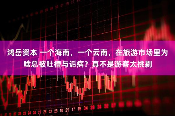 鸿岳资本 一个海南，一个云南，在旅游市场里为啥总被吐槽与诟病？真不是游客太挑剔