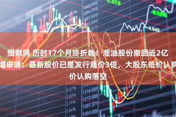 恒财网 历时17个月终折戟！准油股份撤回近2亿元定增申请：最新股价已是发行底价3倍，大股东低价认购落空