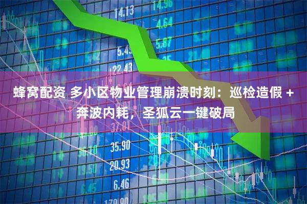 蜂窝配资 多小区物业管理崩溃时刻：巡检造假 + 奔波内耗，圣狐云一键破局