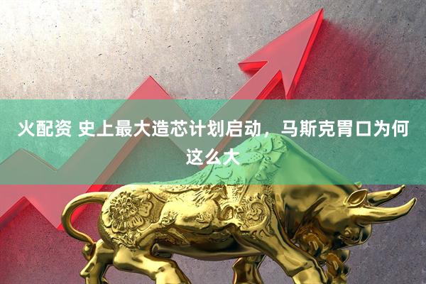 火配资 史上最大造芯计划启动，马斯克胃口为何这么大