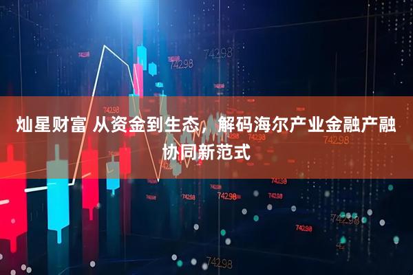 灿星财富 从资金到生态，解码海尔产业金融产融协同新范式