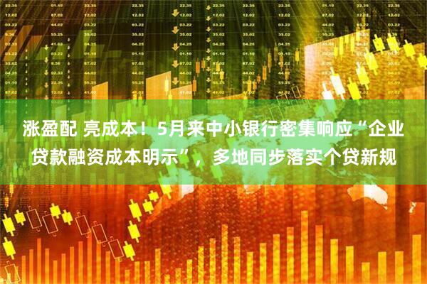 涨盈配 亮成本！5月来中小银行密集响应“企业贷款融资成本明示”，多地同步落实个贷新规