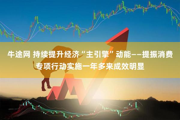 牛途网 持续提升经济“主引擎”动能——提振消费专项行动实施一年多来成效明显